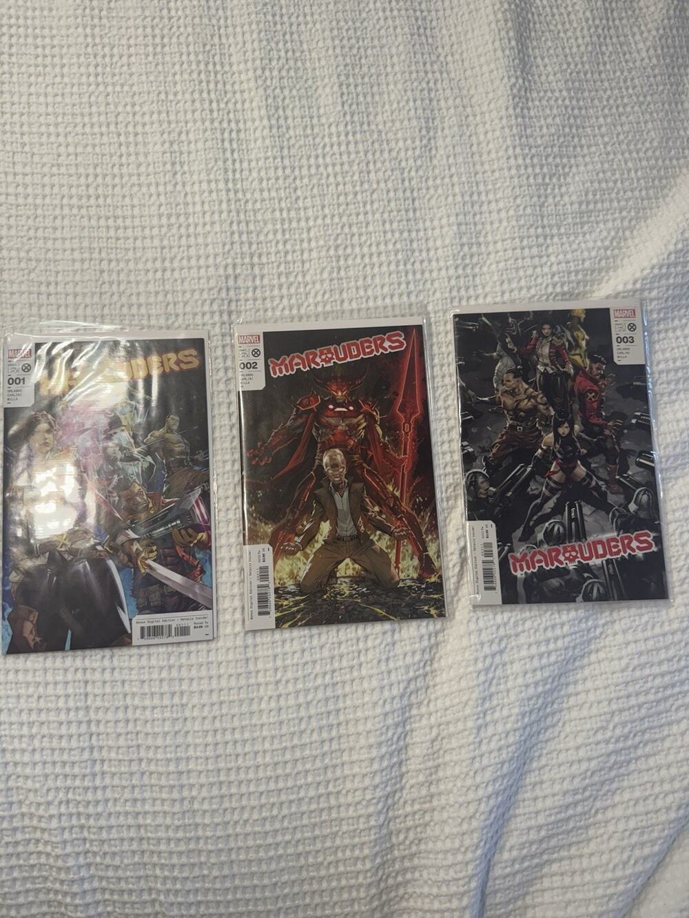 Lot of 3 New Marvel Marauders Issue #1 #2 #3 Steve Orlando X-Men Pryde